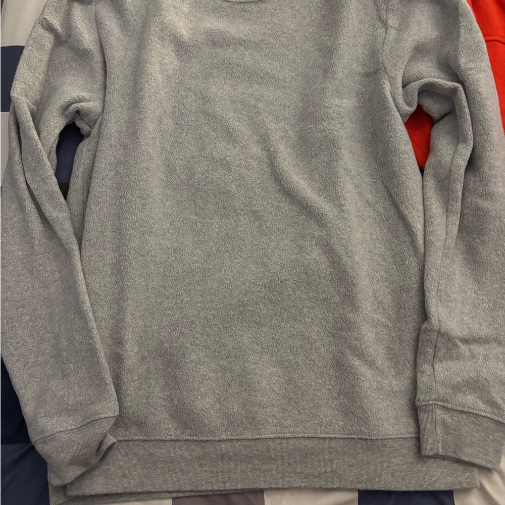 Janie and Jack Classic Gray Crewneck Sweater